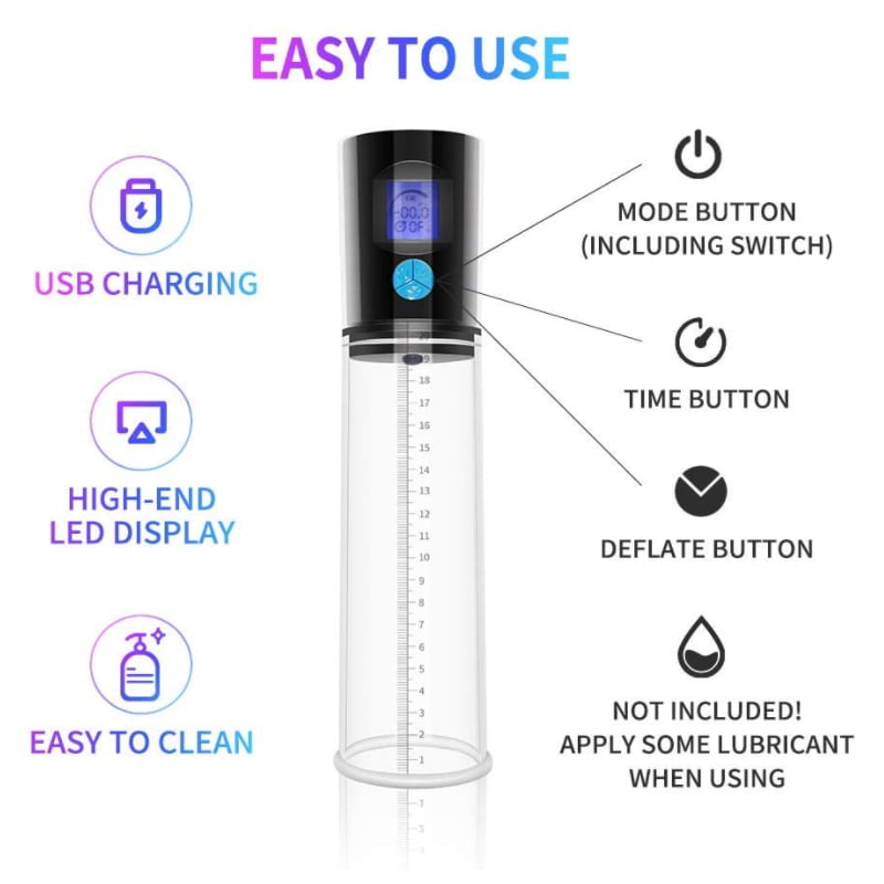 Máy Tập To Dương Vật Electronic Penis Pumb TR70 05