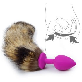 Phích Cắm Hậu Môn Silicon Đuôi Chồn TR73 04