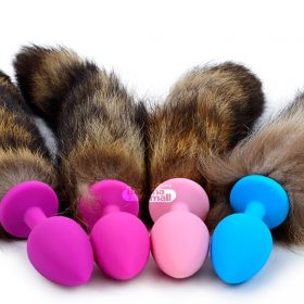 Phích Cắm Hậu Môn Silicon Đuôi Chồn TR73 05