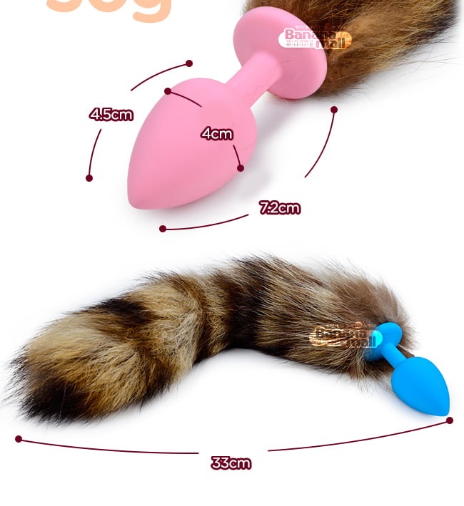 Phích Cắm Hậu Môn Silicon Đuôi Chồn TR73 08